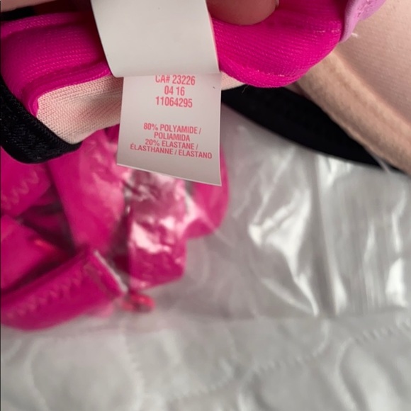 Victoria’s Secret The Flirt Bandeau neon pink 34D - Picture 7 of 7
